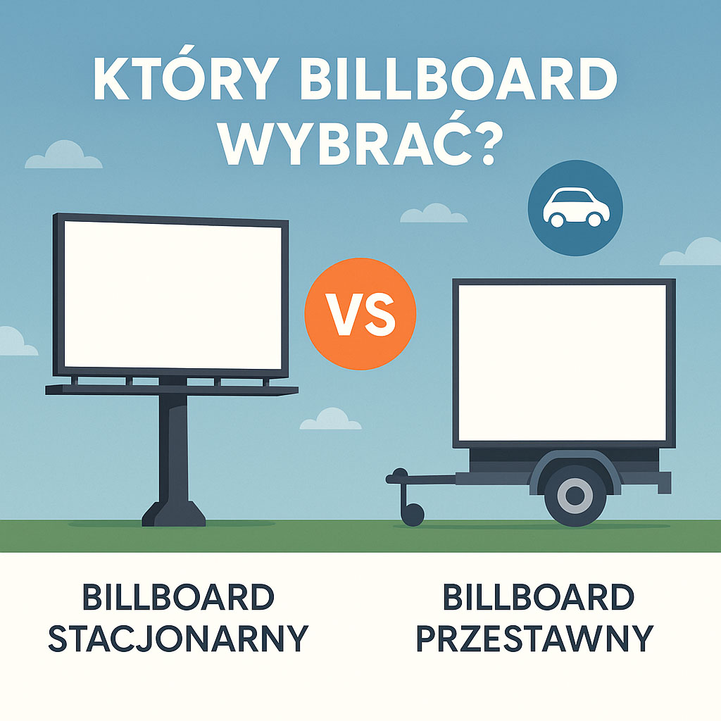 billboard stacjonarny przestawny